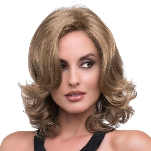 Medium - length wig with a side - part for a more flattering lookJade Envy Wigs