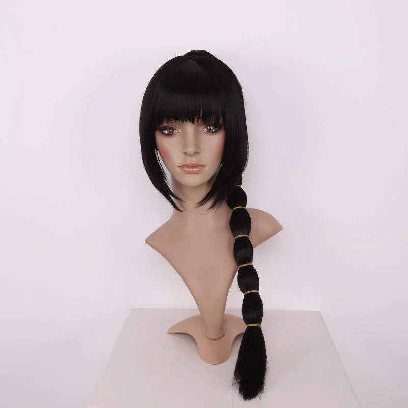 Medium - length wig in a jet - black color for a classic appearanceJenevelle CLASSIC Medium - length wig in a jet - black color for a classic appearanceJenevelle CLASSIC
