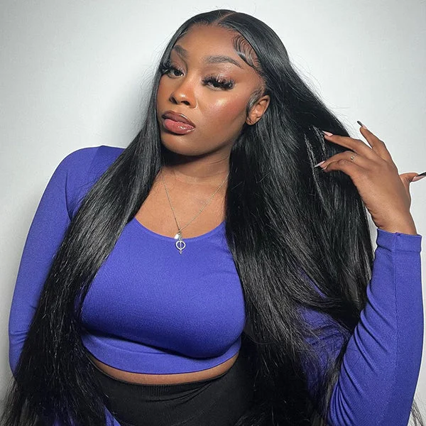 Lolly Pre Plucked 13x6 Invisible HD Lace Front Wig Straight Glueless Wear Go Bleached knots Human Hair Wigs for Women Lolly Pre Plucked 13x6 Invisible HD Lace Front Wig Straight Glueless Wear Go Bleached knots Human Hair Wigs for Women