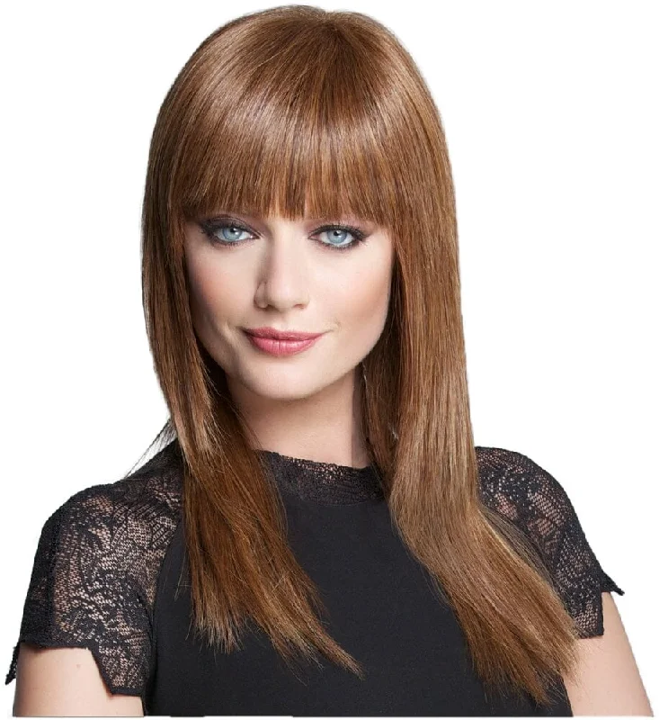 Layered wigs with straight hair for a sleek appearanceSleek & Straight Heat Friendly Wig by TressAllure