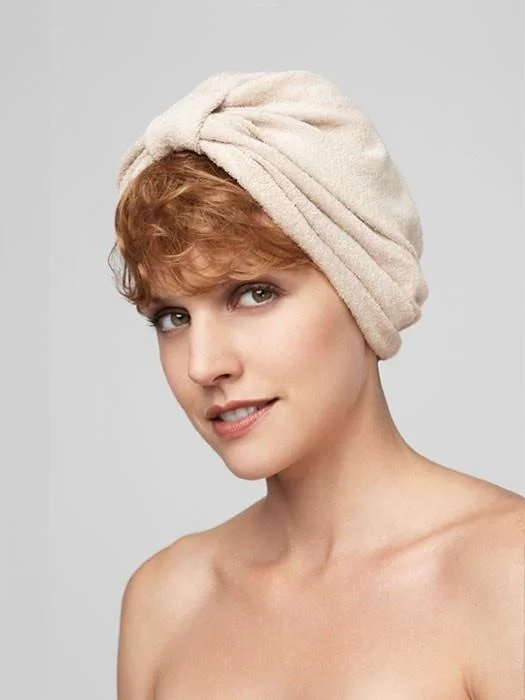 Medium - length wig with a wispy fringe for a soft and feminine lookTerry Cloth Turban by Gabor | CLOSEOUT Medium - length wig with a wispy fringe for a soft and feminine lookTerry Cloth Turban by Gabor | CLOSEOUT