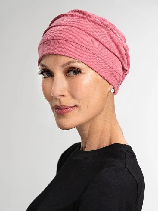 Human - hair medium - length wig for a natural and luxurious feelThe Cozy Hat