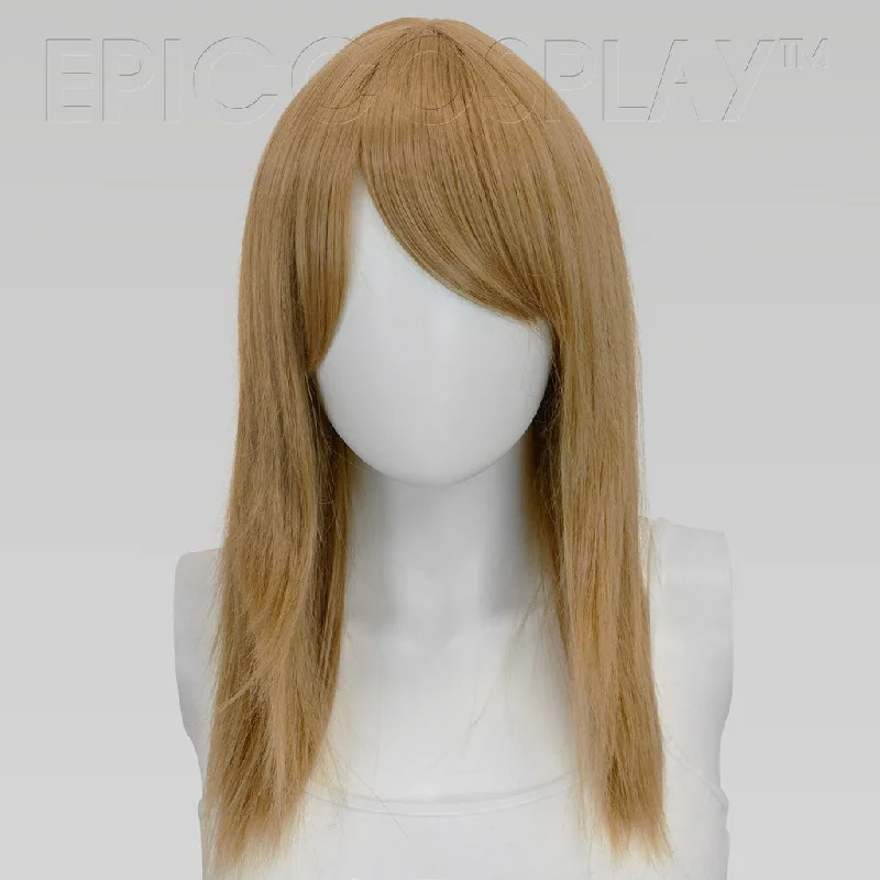 Medium - length wig with a platinum - blonde color for a bold and trendy lookTheia - Caramel Brown Wig Medium - length wig with a platinum - blonde color for a bold and trendy lookTheia - Caramel Brown Wig