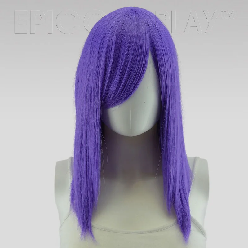 Medium - length wig with a wispy fringe for a soft and feminine lookTheia - Classic Purple Wig Medium - length wig with a wispy fringe for a soft and feminine lookTheia - Classic Purple Wig