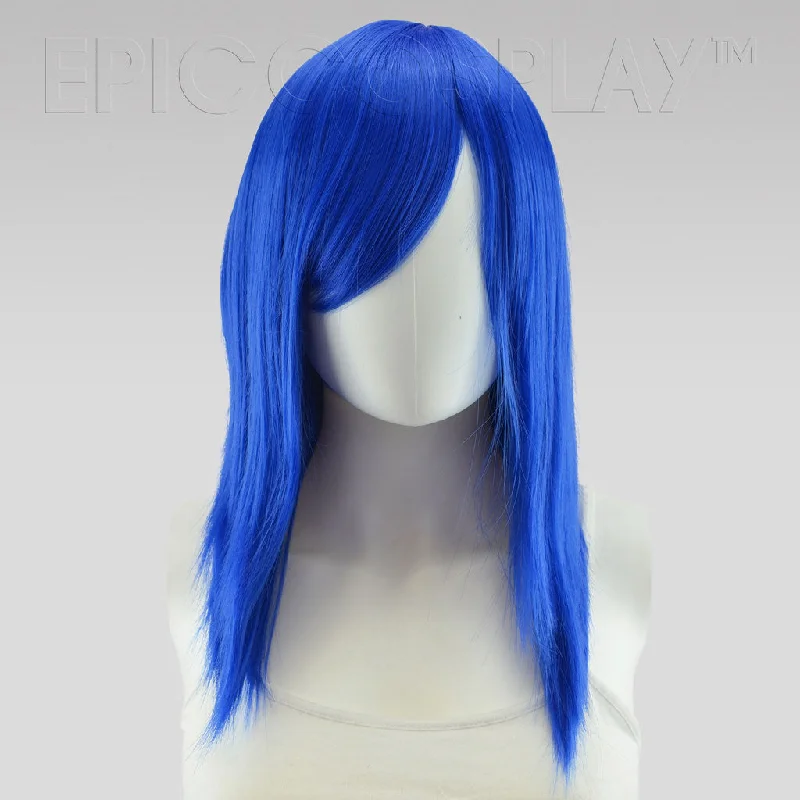 Medium - length wig with a middle - part for a classic and elegant styleTheia - Dark Blue Wig