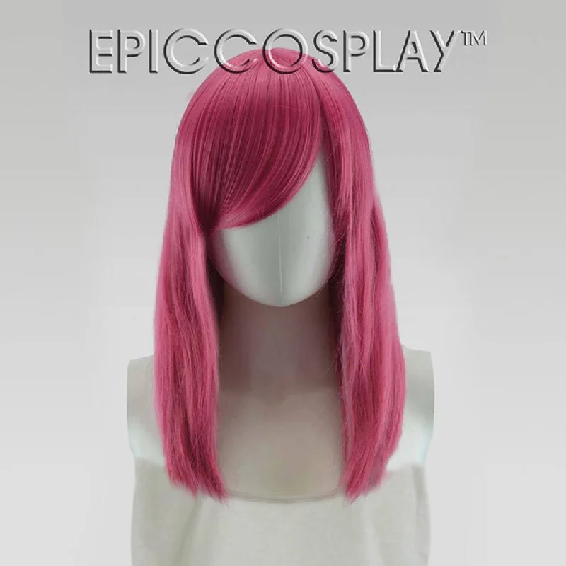 Adjustable - cap medium - length wig for a comfortable fitTheia - Sky Magenta Wig